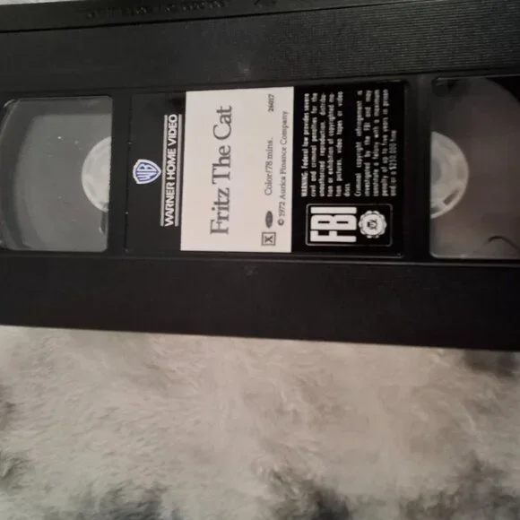 RARE Fritz The Cat 1972 Warner VHS VideoCassetteTested and Works